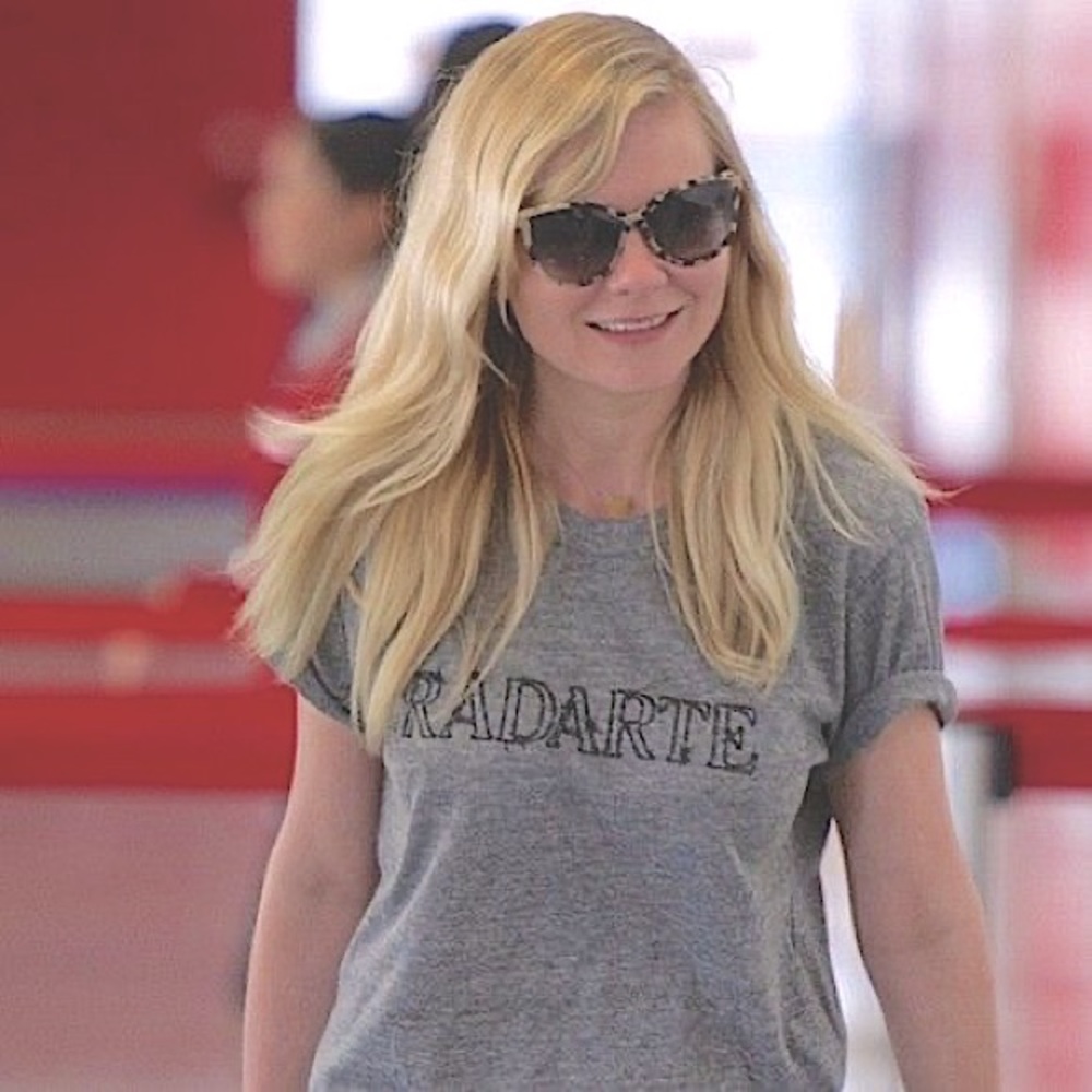 RODARTE “Radarte” barbed wire heather graphic tee